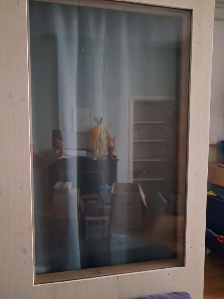 Glasplaat ca. 78cm x 131cm, Doe-het-zelf en Verbouw, Glas en Ramen, Gebruikt, Minder dan 80 cm, 120 tot 160 cm, Ophalen of Verzenden