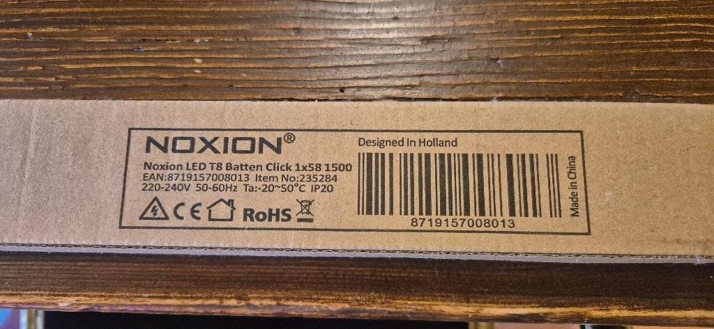 TL Led armatuur + lamp merk Noxion, Ophalen, Minder dan 30 watt, Overige typen, Nieuw