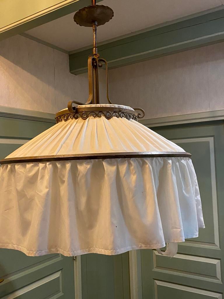 Vintage hanglamp, Ophalen, Vintage, Zo goed als nieuw, Stof