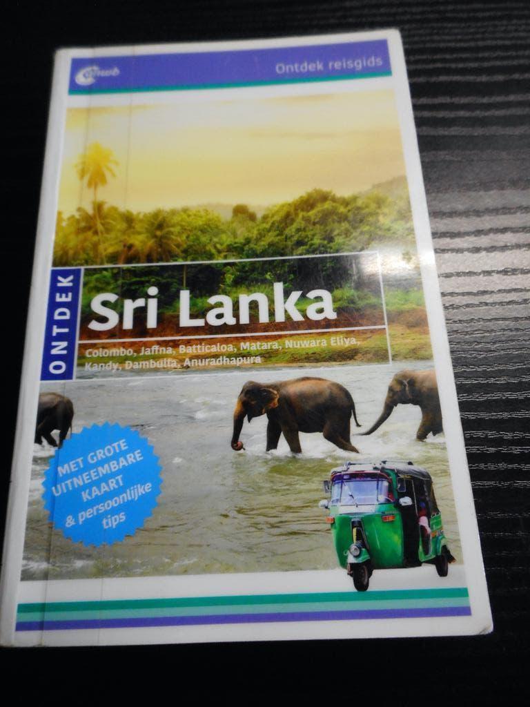 ANWB ontdek reisgids Sri Lanka uit 2017 met grote kaart, ANWB, Ophalen of Verzenden, Zo goed als nieuw, Reisgids of -boek