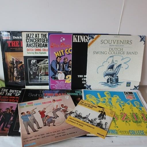 Dutch Swing College Band 12 maal vinyl plaat SET PRIJS, Cd's en Dvd's, Gebruikt, 1980 tot heden, Ophalen of Verzenden, 12 inch