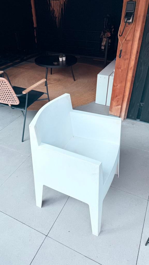 Phillip stark stoelen, Ophalen, Gebruikt, Drie, Wit