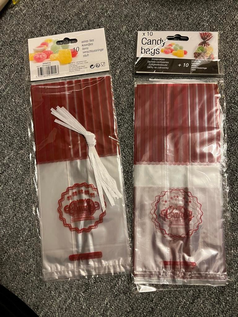 15 snoepzakken/candy bags nieuw, Ophalen of Verzenden, Nieuw