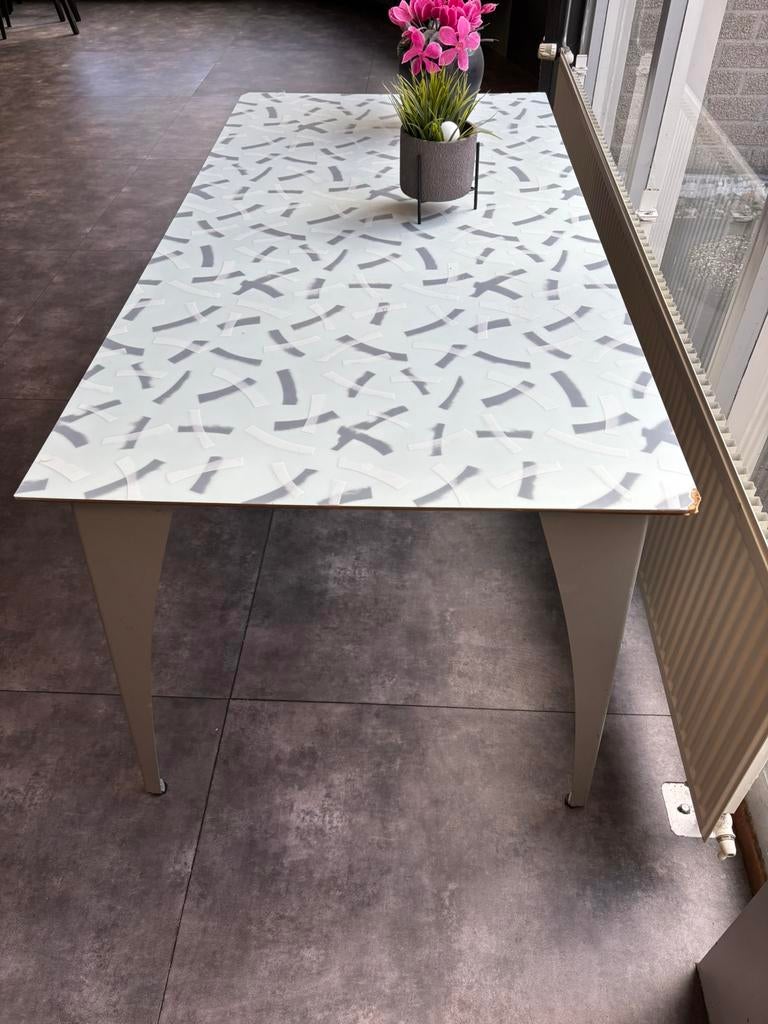 Tafels, Huis en Inrichting, Tafels | Eettafels, Ophalen, Gebruikt, 50 tot 100 cm, 150 tot 200 cm