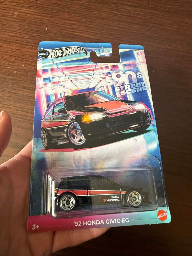 Hot Wheels '92 Honda Civic EG, Hobby en Vrije tijd, Modelbouw | Auto's en Voertuigen, 1:50 of kleiner, Auto, Nieuw, Ophalen
