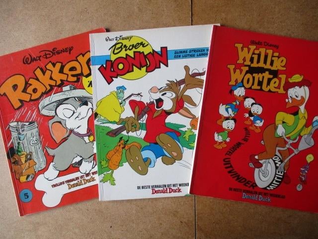 adv8480 willie wortel , broer konijn , rakker, Boeken, Eén stripboek, Ophalen, Gelezen
