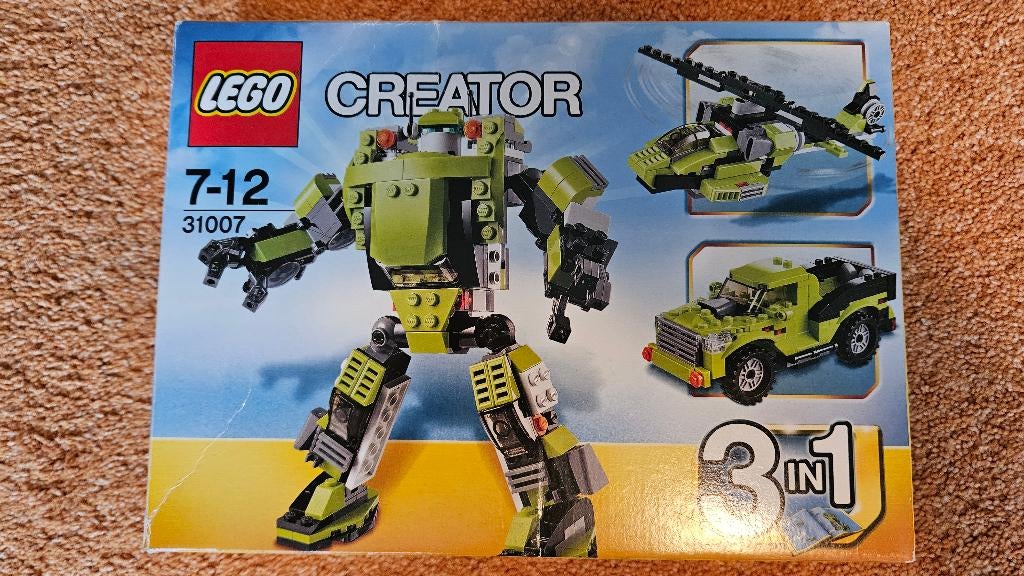 Lego Creator 31007 - Power Robot, Kinderen en Baby's, Speelgoed | Duplo en Lego, Ophalen, Zo goed als nieuw, Complete set, Lego