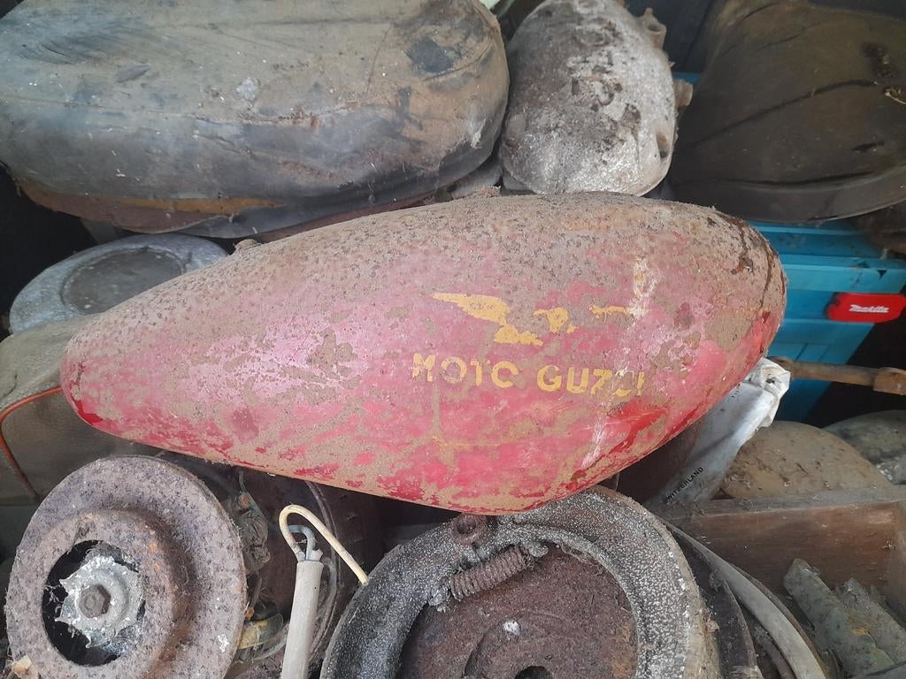 benzine tankje moto guzzi 1936 model motoleggers 65, Ophalen of Verzenden