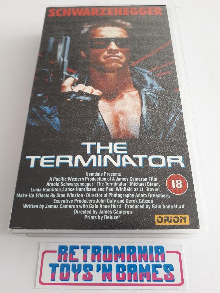 vhs actie - the terminator, Alle leeftijden, Ophalen of Verzenden, Gebruikt, Actie en Avontuur