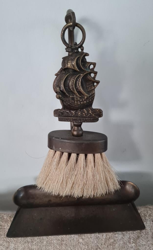 Antieke messing/koperen tafelveger, Ophalen of Verzenden