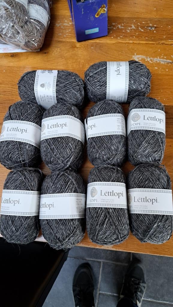Léttlopi IJslandse Wol - 10 bollen grijs (Col 0058), Ophalen of Verzenden
