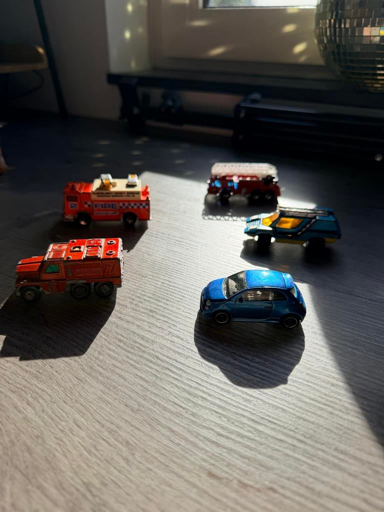 5 Matchbox autootjes, Ophalen of Verzenden, Gebruikt, Auto