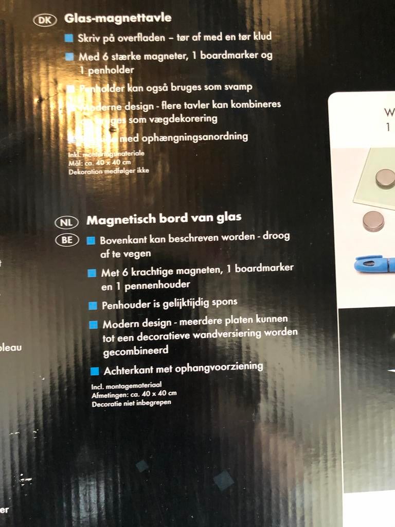 Whiteboard, Ophalen of Verzenden, Nieuw, Magneetbord