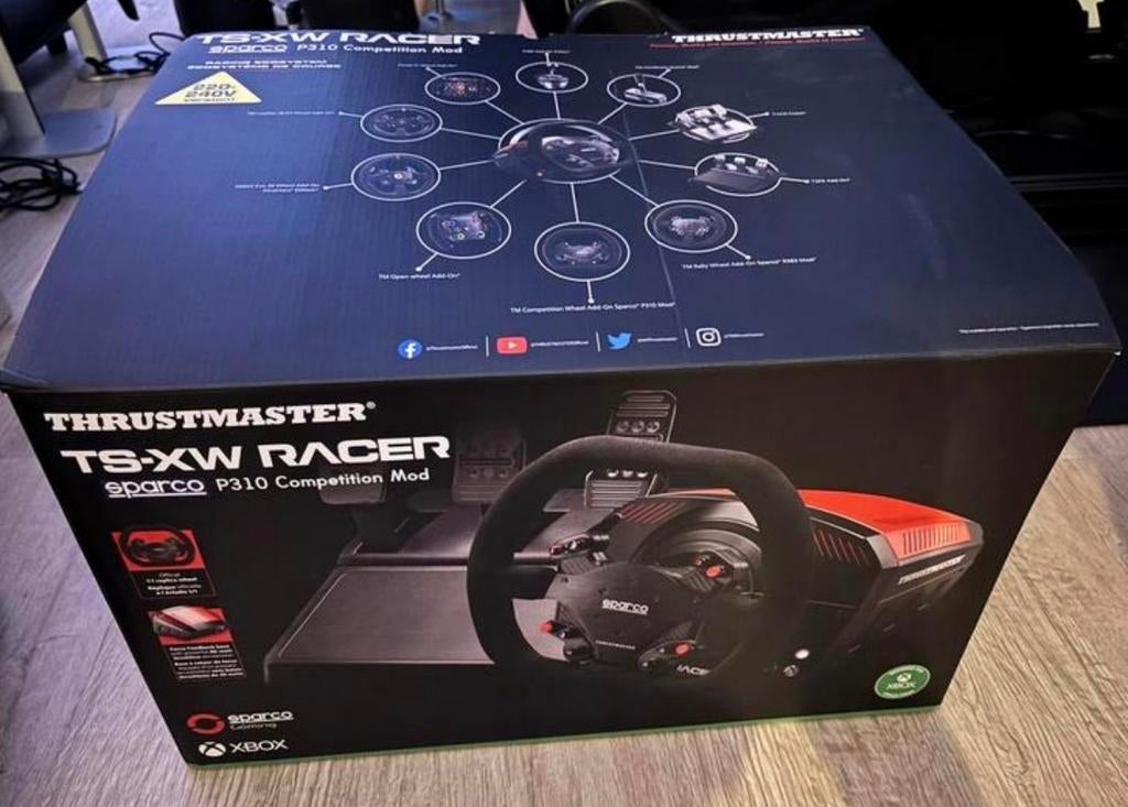 Thrustmaster TS-XW Racer Sparco P310 Competition Mod, Ophalen of Verzenden, Zo goed als nieuw, Stuurtje of Sportattribuut, Xbox One
