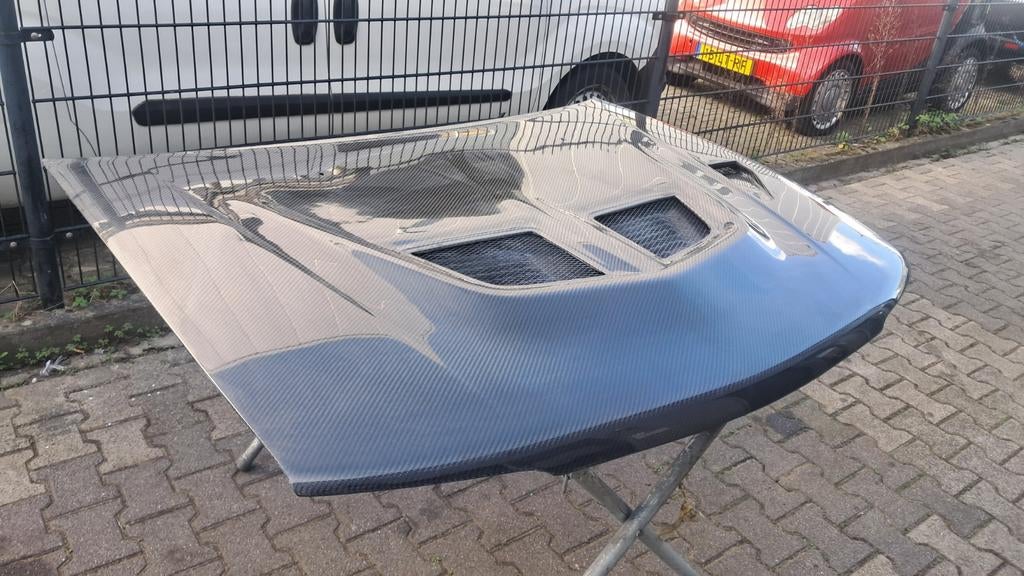 Mitsubisi lancer evolution V  carbon motorkap, Auto-onderdelen, Ophalen, Gebruikt, Voor, Mitsubishi