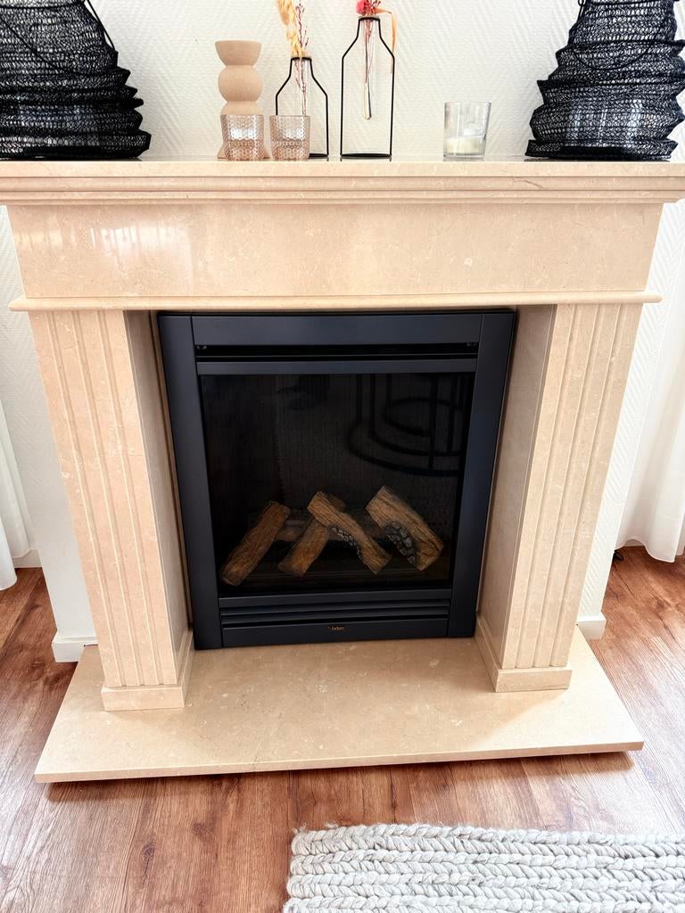 Faber gashaard met schouw, Ophalen, Gebruikt, Inbouwhaard, Gashaard