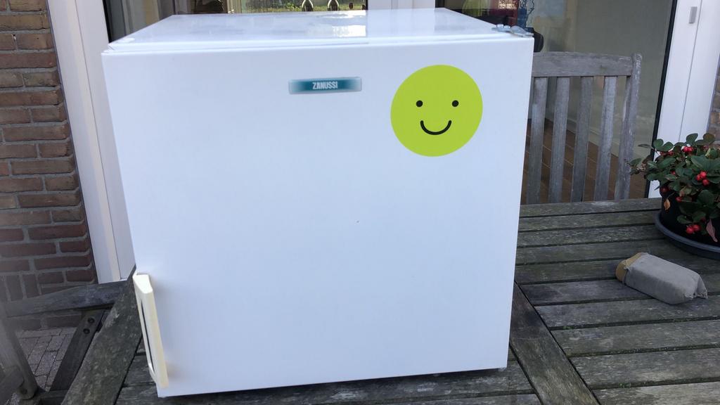 Zanussi kleine vriezer, Ophalen, Vrieskist, Gebruikt, Minder dan 85 cm