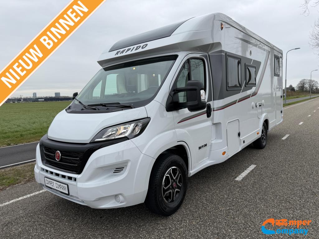 Rapido 666 F Lengte bedden / Face to face / vol opties!, Caravans en Kamperen, Campers, Automaat, Ringverwarming, Fiat, 7 tot 8 meter