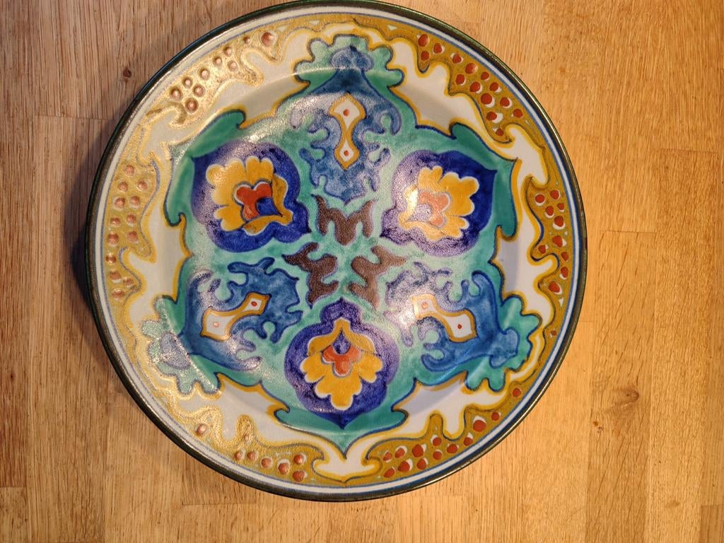 Gouda plateel rhodian bord, Ophalen of Verzenden