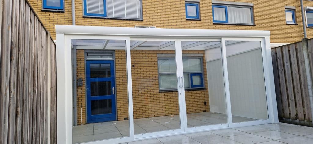 Veranda,Glazenschuifwanden, overkapping, schuifpui, carport,, Ophalen of Verzenden, Zo goed als nieuw
