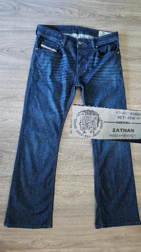 Diesel ZATHAN W32 L30 | 32x30 #Vintage #Bootcut #D3423, DIESEL, Diesel, Blauw, W32 (confectie 46) of kleiner