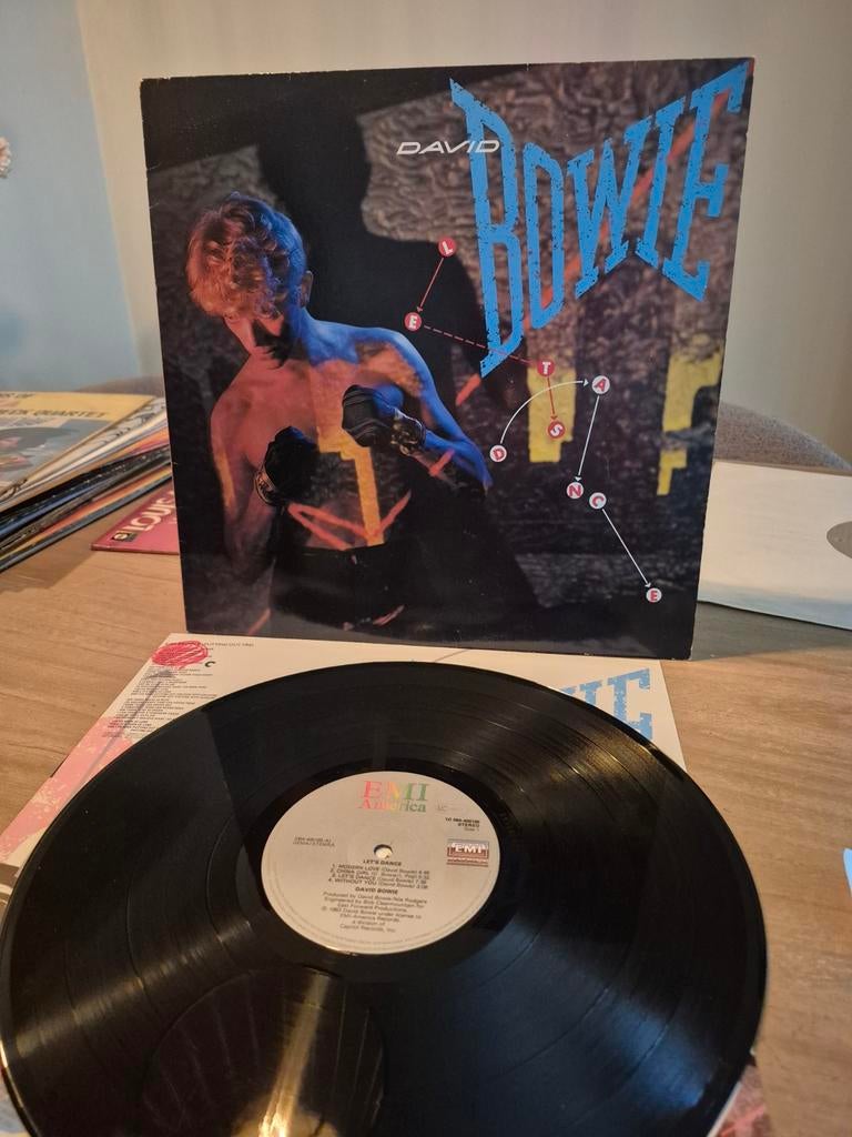 David Bowie - Let's Dance LP (EMI America), Cd's en Dvd's, Vinyl | Pop, Ophalen of Verzenden, 1980 - 1989, Gebruikt, 12 inch