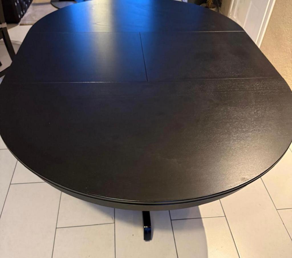 Tafel uitschuifbaar, Ophalen of Verzenden, Zo goed als nieuw, Rechthoekig, 50 tot 100 cm