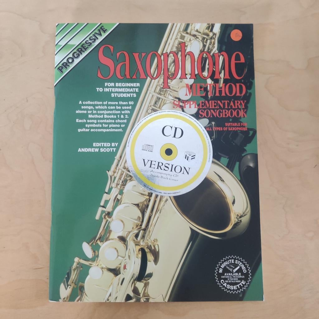 Bladmuziek voor saxofoon - Progressive Saxophone Method, Ophalen of Verzenden
