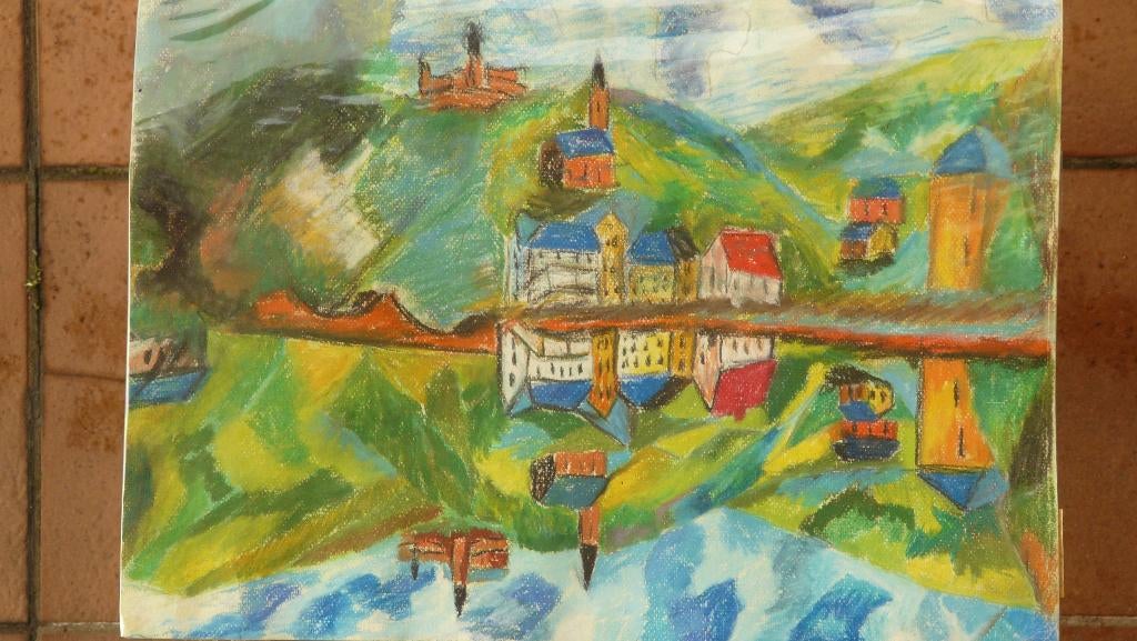 Map met 29 tekeningen - verschillende technieken en thema's, Antiek en Kunst, Kunst | Tekeningen en Foto's, Ophalen of Verzenden