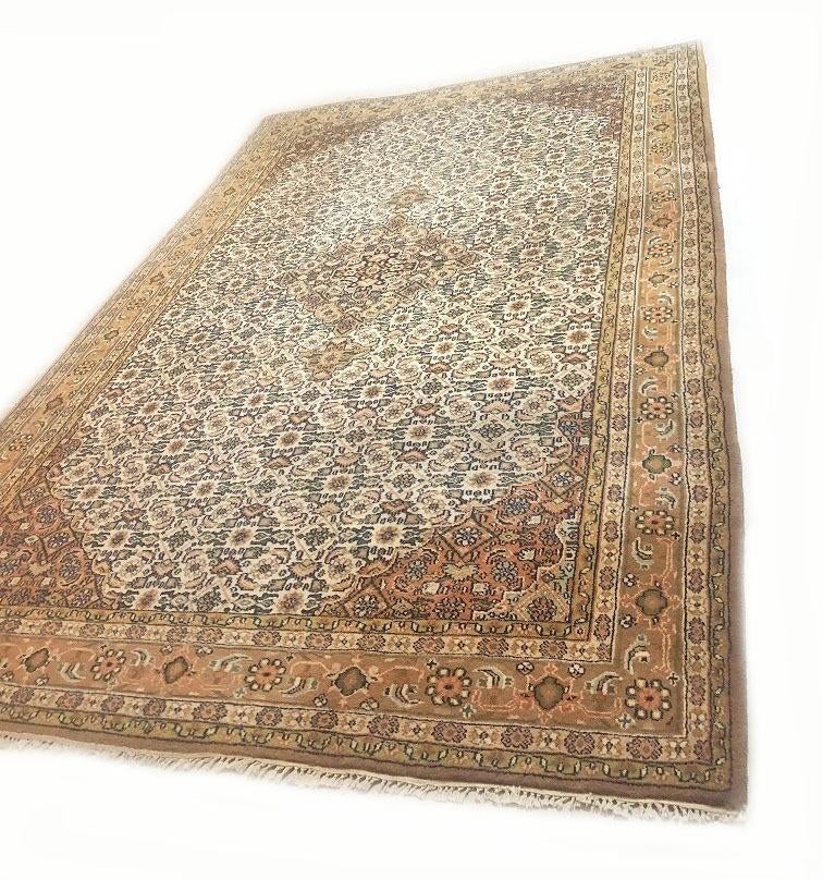 Perzisch tapijt handgeknoopt Bidjar Herati Oosters