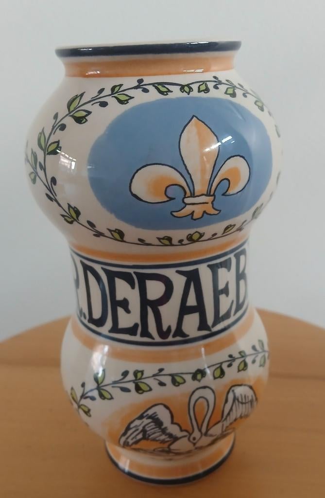 FLORA keramiek Apothekerspot Unicum., Antiek en Kunst, Ophalen of Verzenden