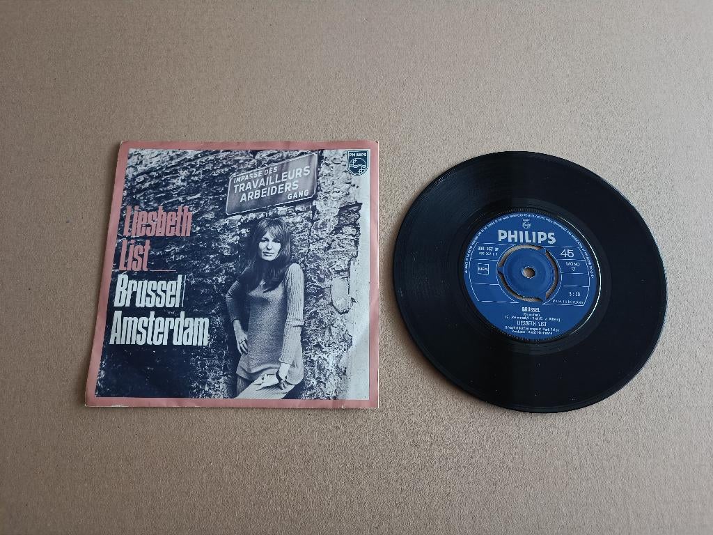 Single: Liesbet List - Brussel (1976), Verzenden, Gebruikt, 7 inch, Pop