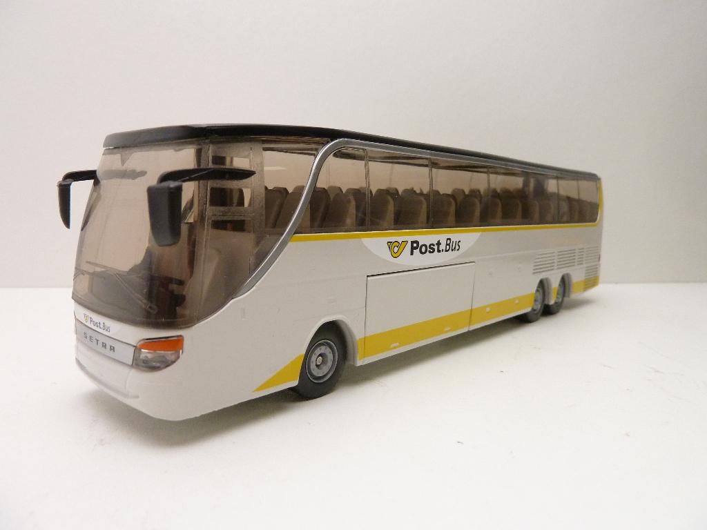 Setra  Postbus  '' Siku '', Ophalen of Verzenden, Zo goed als nieuw, Bus of Vrachtwagen, SIKU