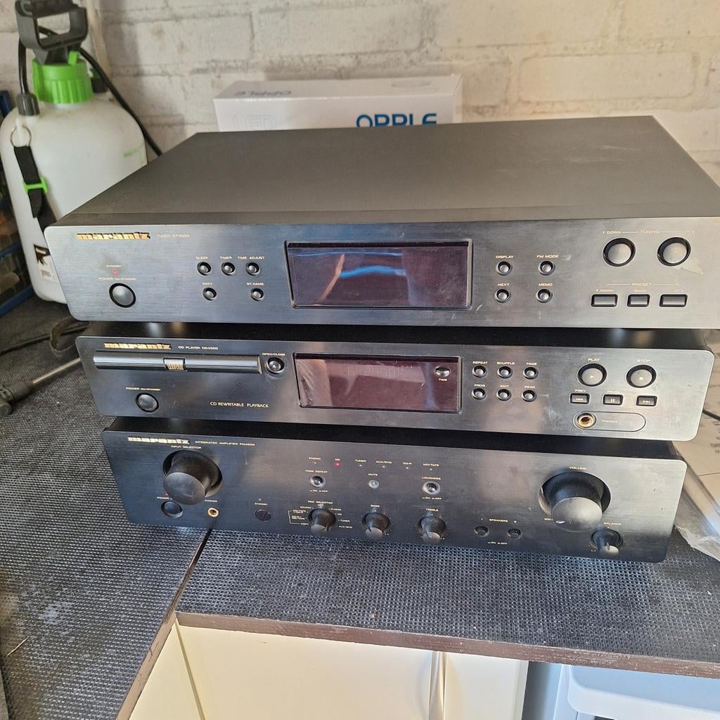 Streo set marantz PM 4200 CD 4000 ST 4000 incl AB, Gebruikt, Losse componenten, Tuner of Radio, Ophalen