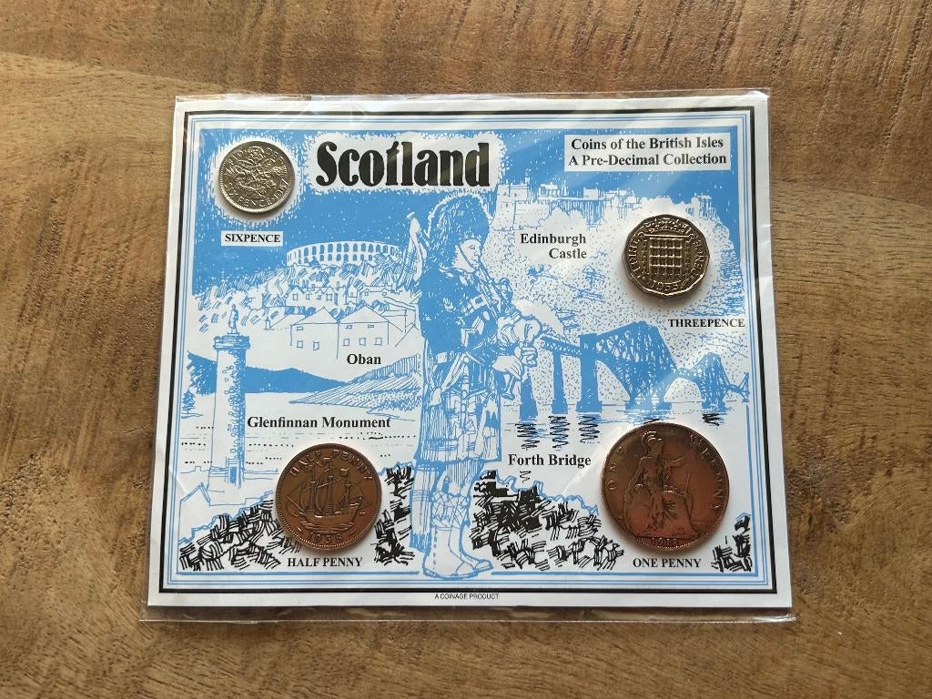 Schotland penny set, Ophalen of Verzenden, Noord-Amerika