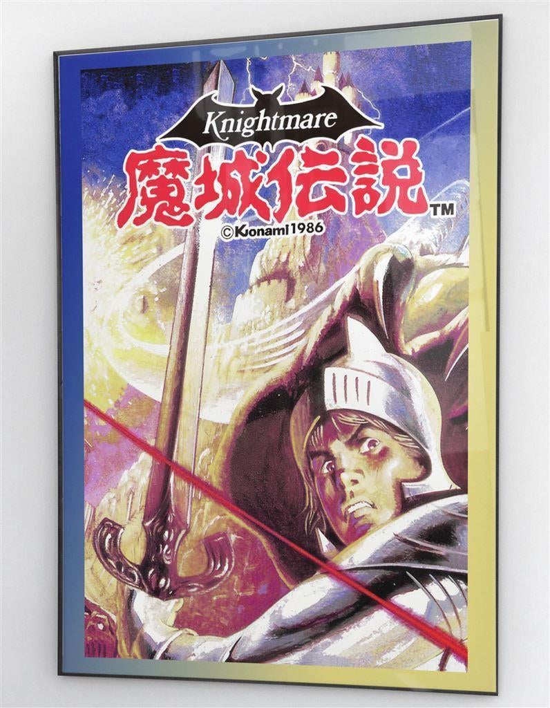 Knightmare / Majō Densetsu [Konami MSX] Poster, Verzamelen, Ophalen of Verzenden, Nieuw, A1 t/m A3, Overige onderwerpen