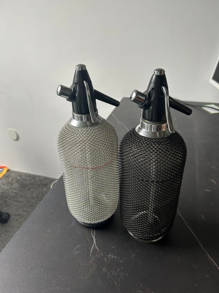 Luxe Vintage Sodasifons – Mid-Century Modern Stijl, Antiek en Kunst, Ophalen of Verzenden
