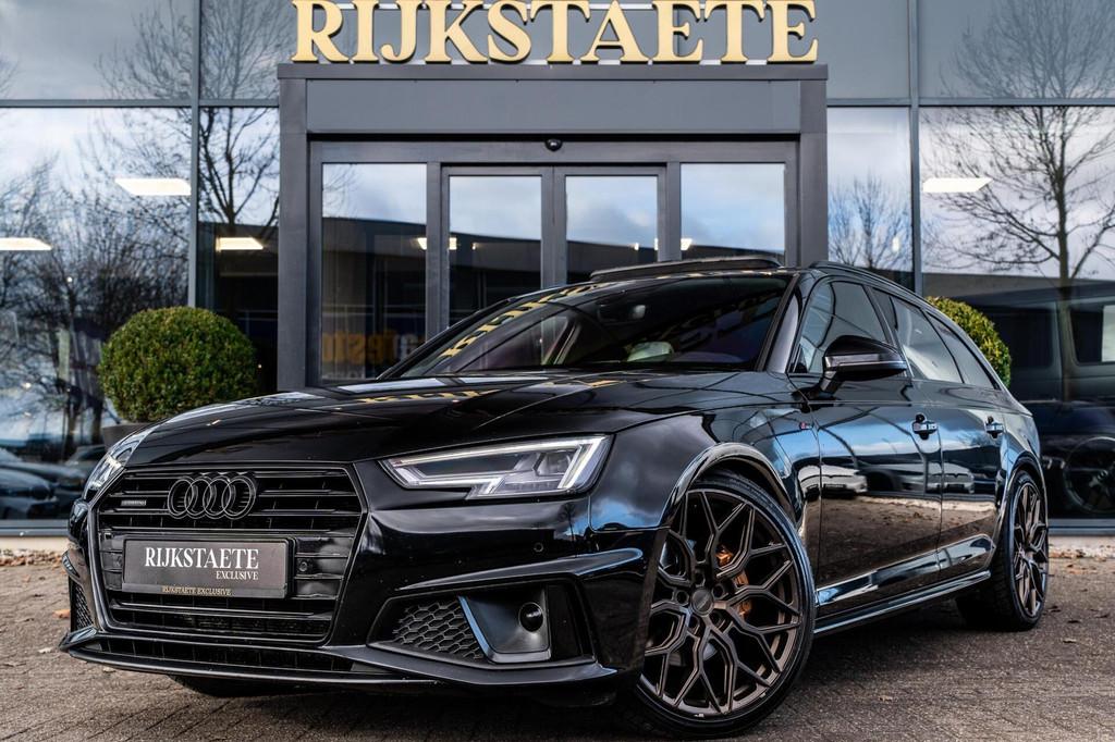 Audi A4 Avant 2.0 TDI Quattro S-line|RS STOELEN|PANO|VOSSEN, Auto's, Automaat, Euro 6, A4, Zwart