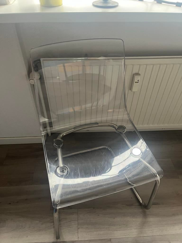IKEA Tobias stoel - Goede staat, lichte gebruikssporen, Huis en Inrichting, Ophalen, Kunststof, Gebruikt, Overige kleuren