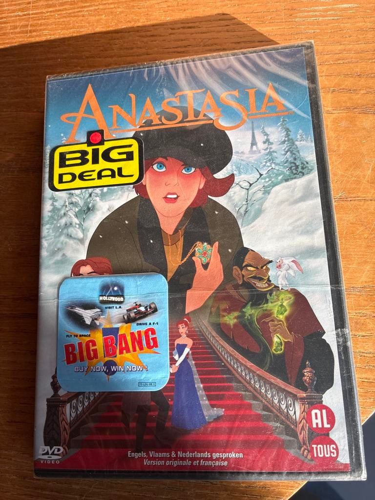 Nieuw gesealde DVD Anastasia - Big Deal editie, Avontuur, Alle leeftijden, Ophalen of Verzenden, Nieuw in verpakking