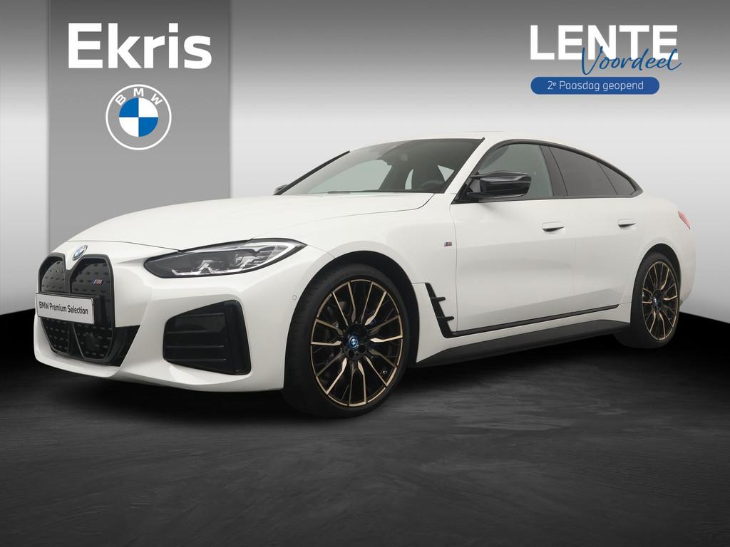 BMW i4 M50 High Executive 84 kWh | 20inch M Performance | Le, Wit, 2190 kg, Vierwielaandrijving, Te koop