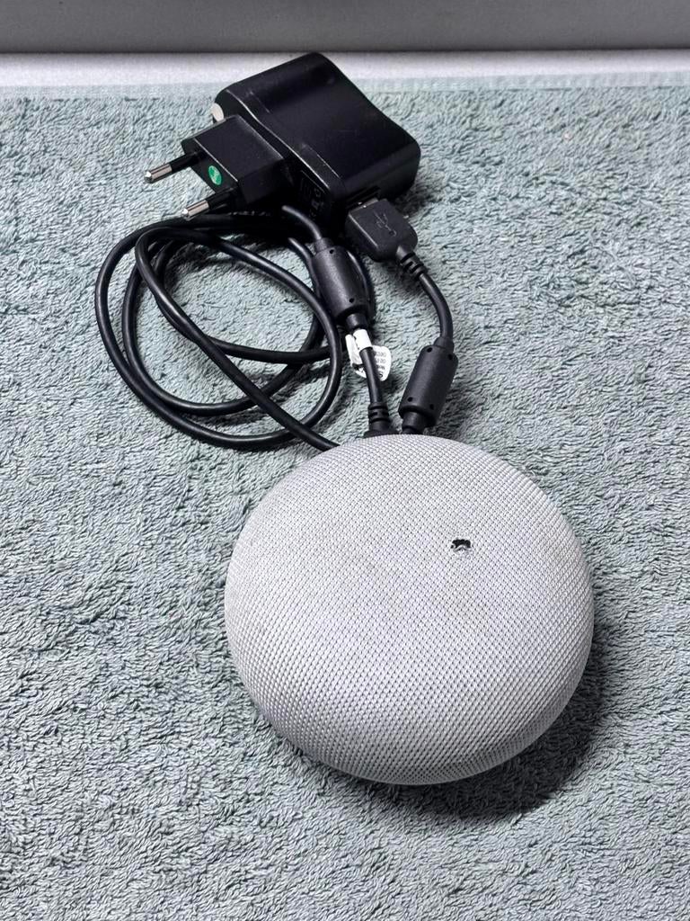 Google Home Mini wifi en Bluetooth speaker., Ophalen of Verzenden, Gebruikt