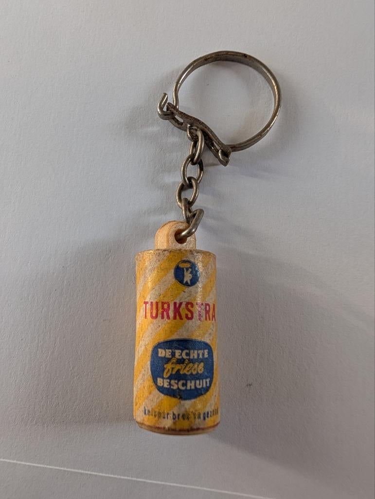 Vintage Turkstra beschuit sleutelhanger, Verzamelen, Ophalen of Verzenden