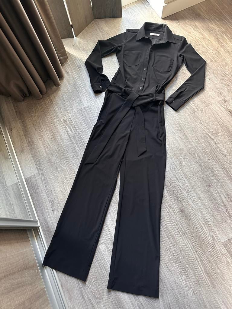 Studio Anneloes Angel LS Jumpsuit Zwart XS Travelstof, Kleding | Dames, Jumpsuits, Ophalen of Verzenden, Nieuw, Maat 34 (XS) of kleiner