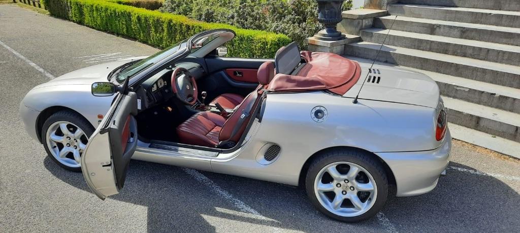 MG F 1.8 I 1999 Grijs, Auto's, MG, Achterwielaandrijving, 4 cilinders, Cabriolet, 1796 cc