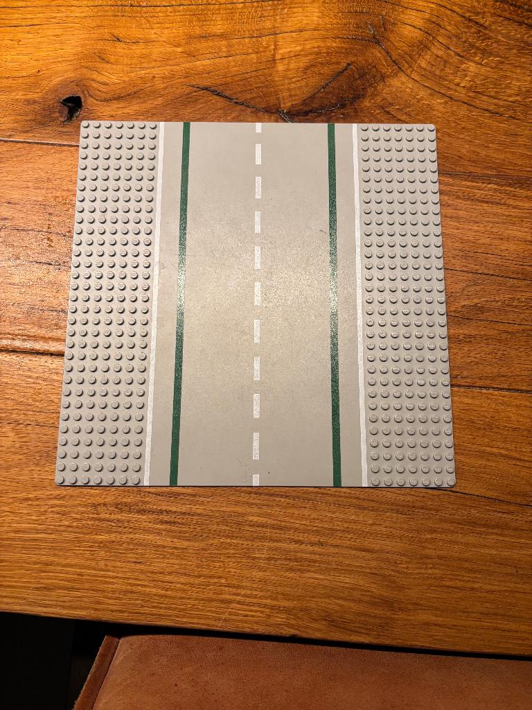 1x lego plaat weg grijs 25,6x25,6 cm, Ophalen of Verzenden, Zo goed als nieuw, Losse stenen, Lego