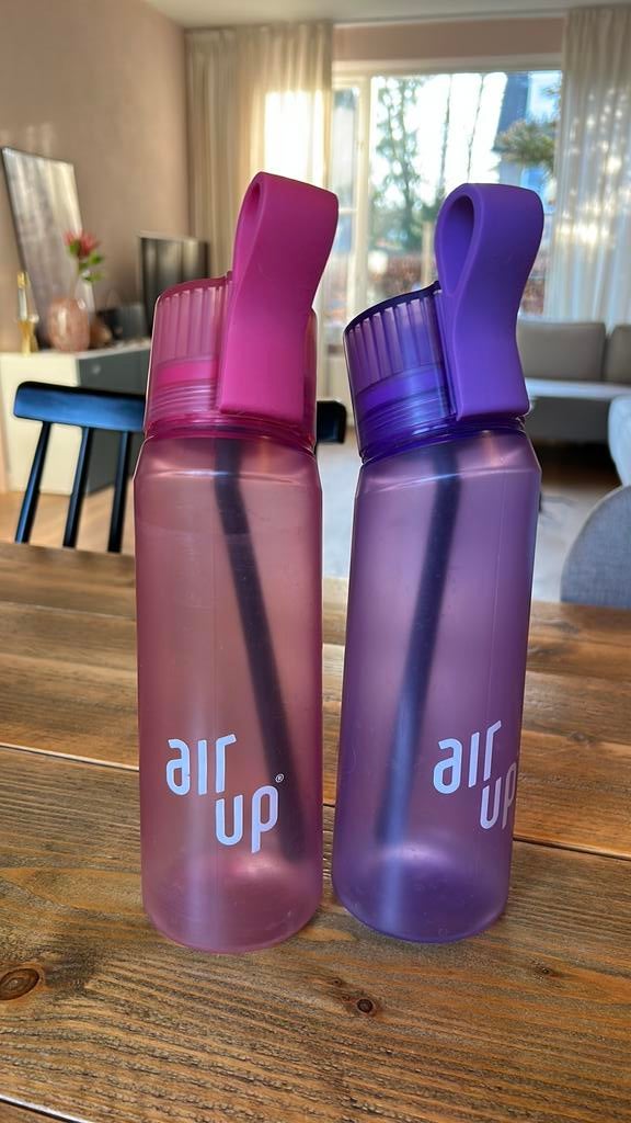 Air up paars en roze, Sport en Fitness, Bidons, Ophalen of Verzenden, Zo goed als nieuw