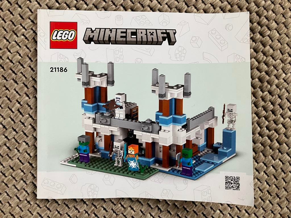 Lego Minecraft 21186, Ophalen of Verzenden, Gebruikt, Complete set, Lego