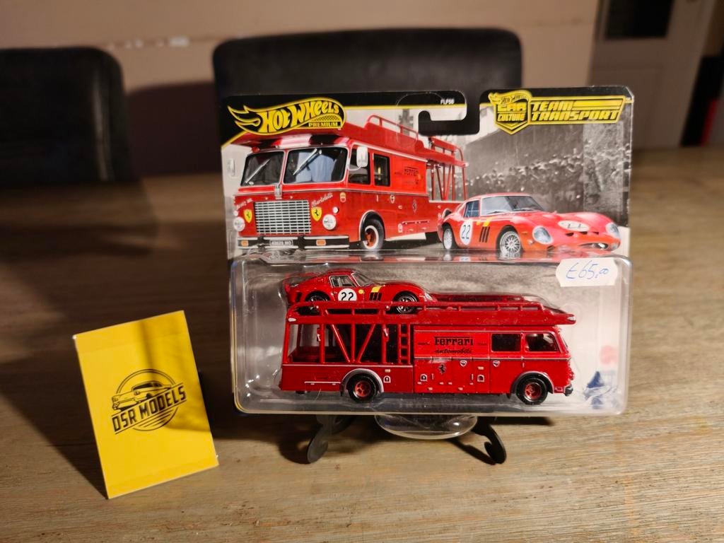 HotWheels Ferrari 250 GTO / Fiat 642 RN2 Bartoletti Transpor, S, Auto, R, Nieuw