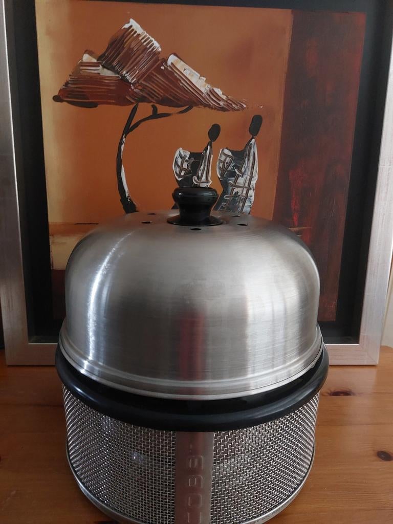 Cobb Premier BBQ met Accessoires, Tuin en Terras, Houtskoolbarbecues, Ophalen of Verzenden, Gebruikt, Cobb, Met accessoires